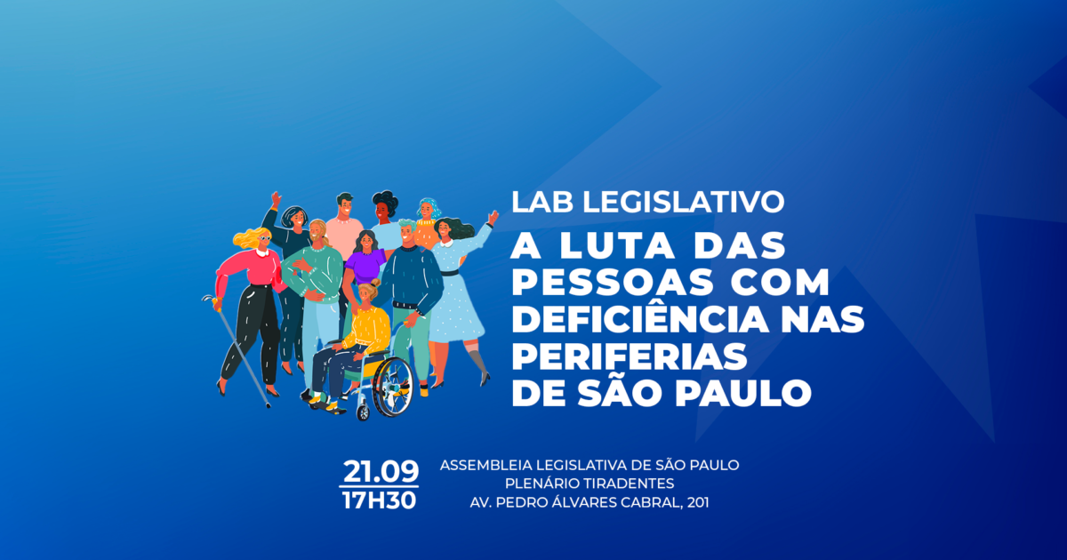 Convite: 1° Laboratório Legislativo dos Direitos da Pessoa com Deficiência do Mandato Movimento Pretas